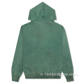 Hoodies vintage en coton Terry surdimensionné pour hommes